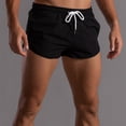thumbnail image 5 of Men's Casual Shorts Party Men Shorts for Men Athletic Long Men's Polyester Mens Beach Running for Mens Basketball Reversible Mesh Athletic with Pocket Super Parish Black 2XL, 5 of 8