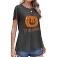 thumbnail image 3 of MOSHU Halloween Womens T-shirts Plus Size Round Neck Shirts for Women Short Sleeve Loose Graphic Tees Casual Tee, 3 of 8