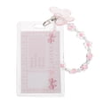 thumbnail image 1 of ADDHAT Protectores De Tarjetas Acrílicos Rosados Con Llavero Práctico Y Transparente, 1 of 8