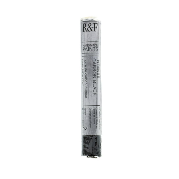 R&F Handmade Paints Pigment Stick, 38ml, Intense Carbon Black
