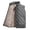 Gray-1, variant on Stamzod Men's Fashion Winter Vest Jackets Solid Color Thicked Warm Fleece Zip Up Jacket Casual Mens Vests Outerwear with Pocket Blue XL