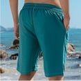 thumbnail image 7 of BLVB Workout Running Shorts for Men Casual Drawstring Elastic Waist Summer Beach Shorts with Pockets, 7 of 7