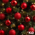 thumbnail image 4 of Adorno Navidad KingsHouse 72pz Decoracion Esferas 6cm Rojo, 4 of 6
