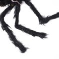thumbnail image 4 of JikouIivo Giant Skull Spider Halloween Prop, 30” Hairy Scary Fake Skull Head Spiders, Realistic Black Spider Props for Indoor Outdoor Halloween Decorations, 4 of 6