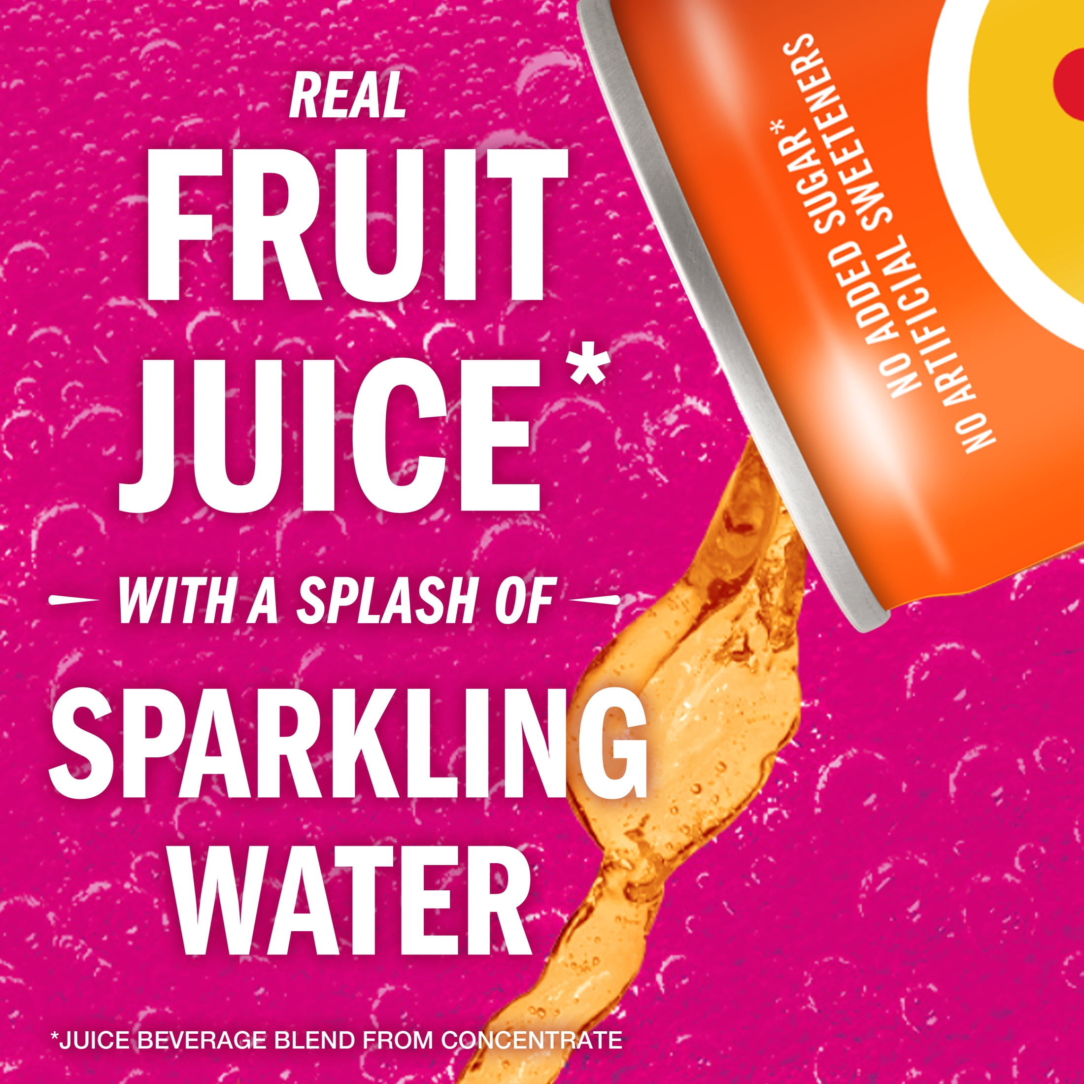 (9 pack) IZZE Sparkling Mango Juice Beverage, 8.4 Fl Oz Can