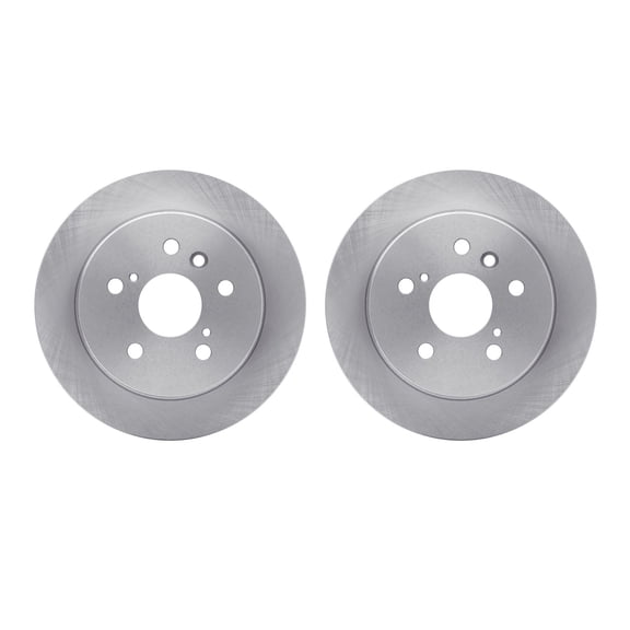 Dynamic Friction Company Rear Brake Rotors 6002-76078