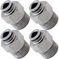 thumbnail image 2 of Vixen Air VXA2438 - 1/4 NPT Male To Push-to-Connect 3/8 OD Hose Swivel Elbow 2 of 2