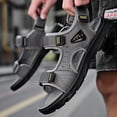 thumbnail image 5 of Men Summer Sport Sandals Athletic Beach Water Hiking Shoes Comfort Breathable Casual Non-slip Indoor Outdoor Sandal, 5 of 17