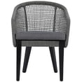 thumbnail image 3 of Safavieh Saxon Modern Wood Outdoor Armchair - Set of 2, Gray, 3 of 14
