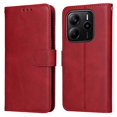 thumbnail image 1 of For Xiaomi Redmi Note 14 4G (164.84mm) Case Wallet PU Leather Folio Flip Phone Cover - Black, 1 of 5