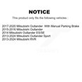 thumbnail image 2 of Transit Auto Front Rear Coated Drilled Slotted Disc Brake Rotors and Ceramic Pads Kit for Car Mitsubishi RVR Outlander Sport KDT-100264, 2 of 11