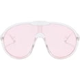 thumbnail image 2 of Oversized One Piece Sunglasses For Women Men Fashion Vintage Sun Glasses Punk Large Frame Eyewear UV400 Shield Goggles, 2 of 7