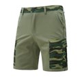 thumbnail image 2 of Shorts de Gym pour Hommes Shorts Cargo d'Été Tenue Décontractée de Plage Bermuda Vert TTG, 2 of 9