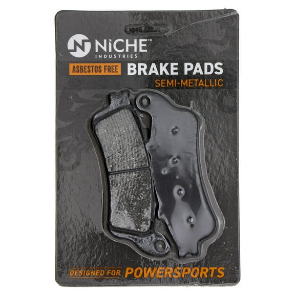 Niche Brake Pad Set for Honda VTX1800S Semi-Metallic Motorcycle 519-KPA2374D