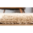 thumbnail image 6 of Unique Loom Trellis Rabat Shag Rug Taupe/Ivory 9' x 12' Rectangle Geometric Comfort Perfect For Living Room Bed Room Dining Room Office, 6 of 7