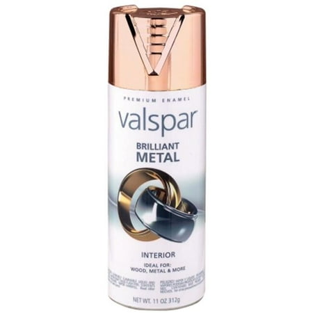 valspar copper spray metal paint brilliant oz sp