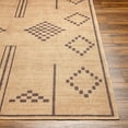 thumbnail image 4 of Hauteloom Fathi Recycled Material Living Room, Bedroom Machine Washable Area Rug - Traditional, Transitional - Tan, Taupe, Off White - 3' x 5', 4 of 8