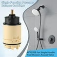 thumbnail image 3 of RP70538 Single Function Pressure Balance Cartridge, Shower Cartridge Replacement, Compatible with Peerless and Delta Single Handle Tub/Showers Faucet (Not Included Check Valve)$$Tools&Hardware Other, 3 of 7