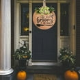 thumbnail image 5 of OVINYER Themed 3D Pumpkin Leaf Door Sign Wall Decor Rustic Farmhouse Style Decals, 5 of 5