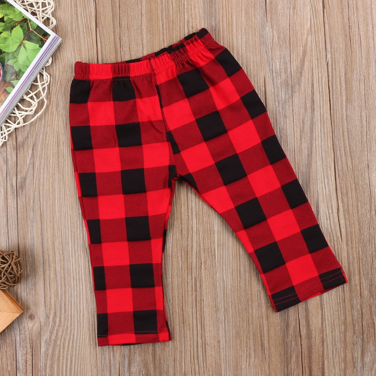 baby girl plaid leggings