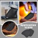 thumbnail image 5 of 2 fundas de cuero negro para cordones, funda protectora de piel de vaca, funda portátil para zapatos para trabajos de soldadura, 5,31 x 5,24 x 0,157 pulgadas, 5 of 9