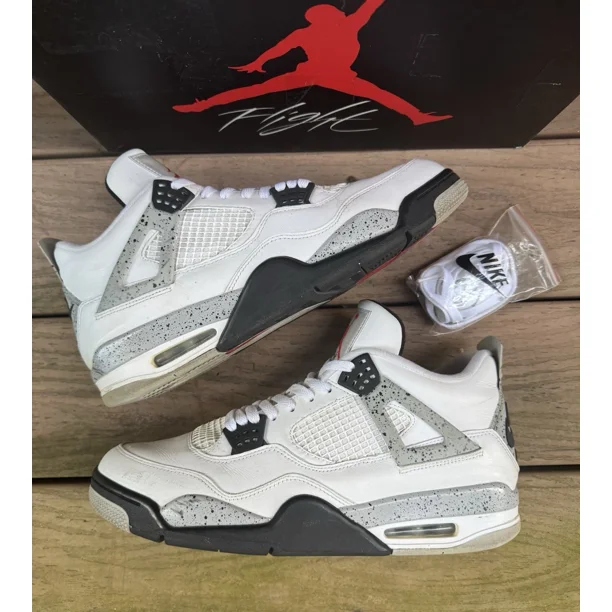 Ni - ke FIRM ????Size 13 - Air Jordan 4 White Cement 2016 ????