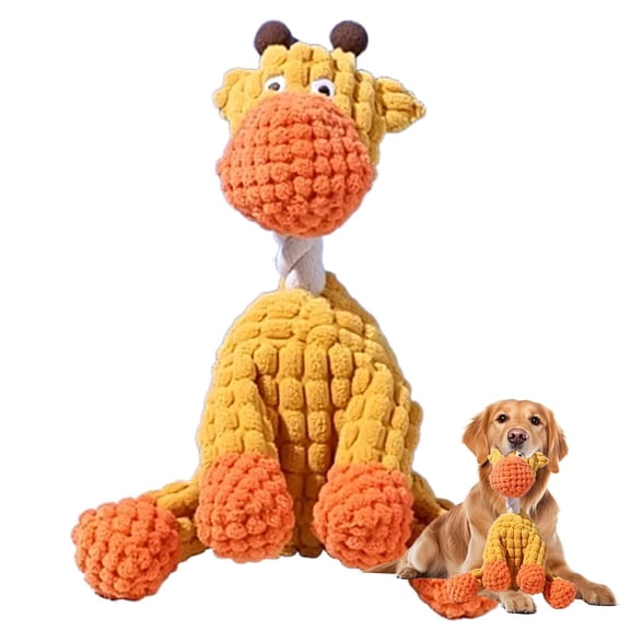 Indestructible Dog Toy for Aggressive Chewers – Squeaky Chew Toy for Dogs Durable, Safe, Teething-Friendly Interactive Toy for Small, Medium & Large Breeds