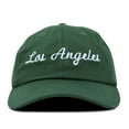 thumbnail image 5 of DALIX Los Angeles Baseball Cap Mens Womens Hats LA in Dark Green, 5 of 7