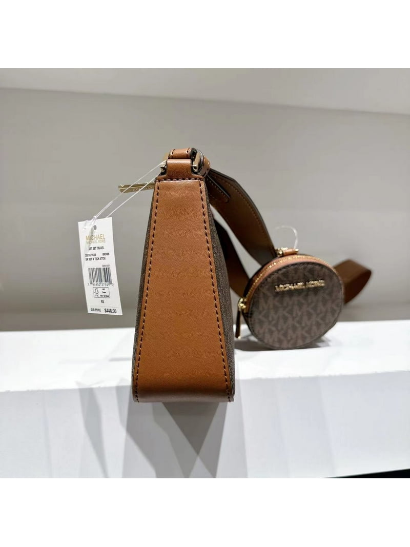 Michael Kors Jet Set Travel Shoulder Bag, Small Size, Brown