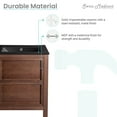 thumbnail image 4 of Swiss Madison Sm-Bv371-3 Nadar 24" Free Standing Single Basin Vanity Set - Brown Oak /, 4 of 7