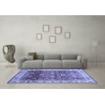 thumbnail image 3 of Ahgly Company Indoor Rectangle Abstract Blue Modern Area Rugs, 8' x 12', 3 of 4
