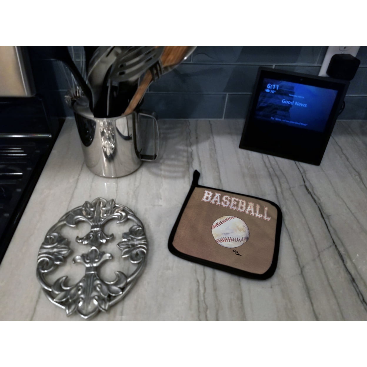 Baseball Pair of Pot Holders