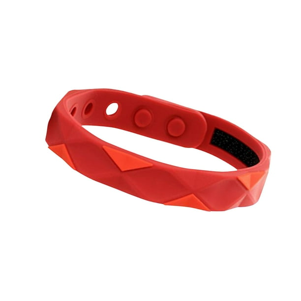Pulsera Antiestática Silicona Silica Pulsera Interior Ejercicios Yoga Rojo SM SunniMix Pulsera