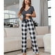 thumbnail image 2 of Conjunto de camisón informal para mujer Nikou gris oscuro M, 2 of 8
