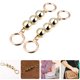 thumbnail image 4 of Cadenas de perlas para pantalones cortos, 2 uds., para bolso, cuentas de perlas de imitación redondas Diy, mango corto, 4 of 4