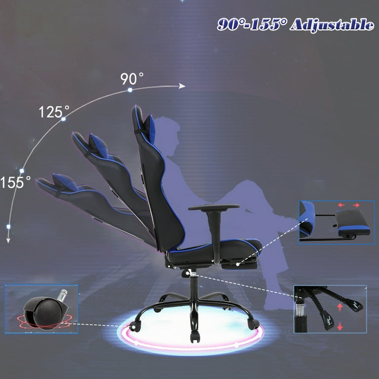 Bestoffice high back recliner office chair computer cheap racing gaming chair rc1