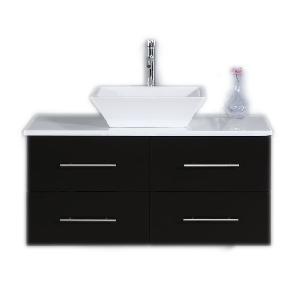 Totti Wave 36 Inch Espresso Modern Bathroom Vanity With Counter Top And Sink Com Espresso Modern Bathroom Vanity, Best 36 Inch Bathroom Vanity