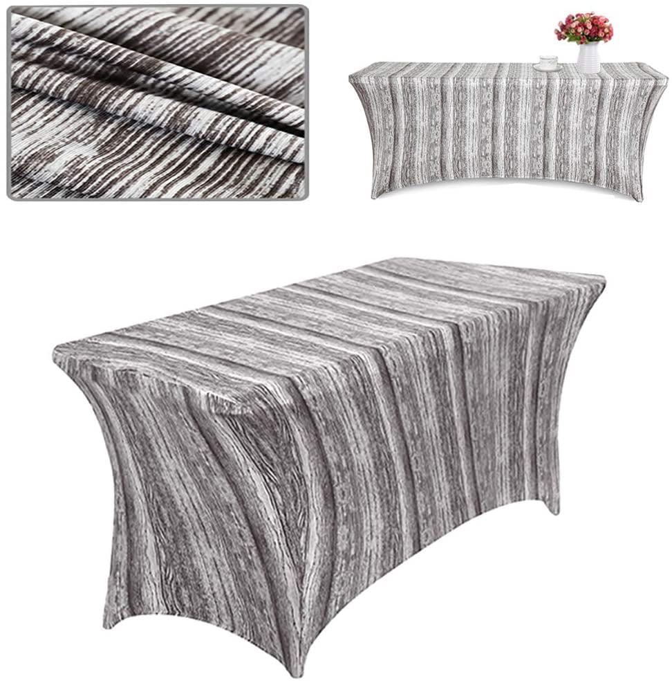 Rectangle Stretch Table Cover for Wedding Party Banquet Meeting