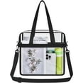 thumbnail image 2 of Clear Bag Stadium Approved 12x6x12 Clear Tote Bag with Removable Strap Clear Lunch Bag for Work Sports Festival, 2 of 9
