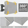 thumbnail image 3 of Outdoor TV Cover, AYAMAYA Waterproof & Dustproof TV Screen Protectors with Zipper Remote Control Pocket for 60-65in LED LCD OLED TVs, 3 of 7