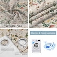 thumbnail image 4 of Pastoral Botanical Blackout Curtains for Bedroom/Living Room, Thermal Insulated Kitchen Curtains, Vintage Mushroom Spring Summer Flowers Grommet Darkening Window Treatment Drapes 42"x84"x2, 4 of 8