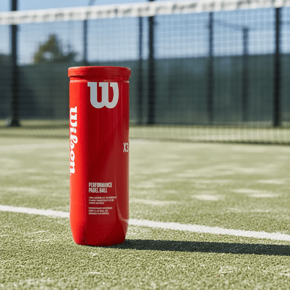 Pelota De Padel X3 presurizada Wilson Amarillo