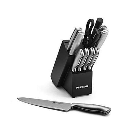 matte black knife block set