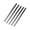 Black, variant on 5Pcs 30 Rings Binder Spine Binding Comb Cuttable Binding Coil for Refillable Notebook Planner School Office Supplies