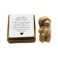 thumbnail image 3 of Pocket Teddy Bear Under 5 ! Yrmaups Inspirational Teddy Bear Comfort Bear Mini Worry Bear For Emotional Support Gift ForKidsAdults Portable Plush Bear For Anxiety Relief, 3 of 7
