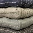 thumbnail image 6 of Barnett Home Decor Dining Chair Cushions with Ties, 16.5 x 18, Pack of 4 – Avante Green (Oatmeal) – Stain-Resistant Performance Fabric, Latex Foam Fill, Made in USA, 6 of 7