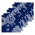 thumbnail image 3 of BZSMCE Towel Cotton Face Towel Soft Hand Towels Fashion Blue Delicate Lace Floral Pattern, 3 of 9