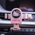 thumbnail image 2 of Soporte para coche móvil Hello Kitty con gancho Soporte de navegación para coche Salida de aire automática Soporte de gravedad de navegación Multifuncional, 2 of 6