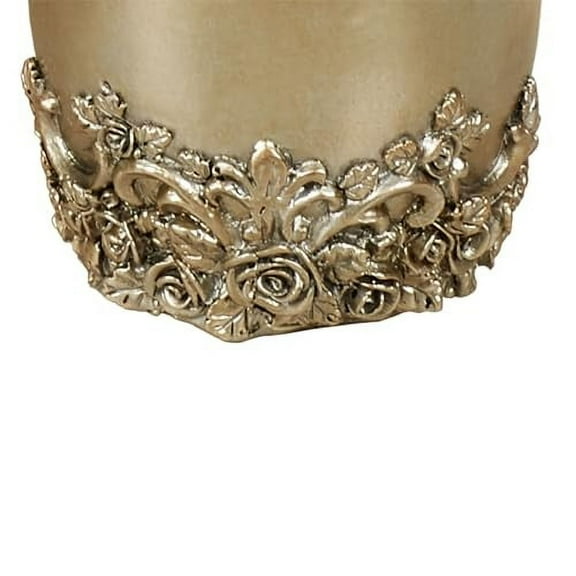 Victoria Rose Satin Gold Lotion Soap Dispenser for Bathroom or Vanity Area