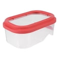 thumbnail image 1 of ETHZZLE Pink Reptile Aquarium Turtle Tank with Sunbathing Platform Home Use Habitat, 1 of 7